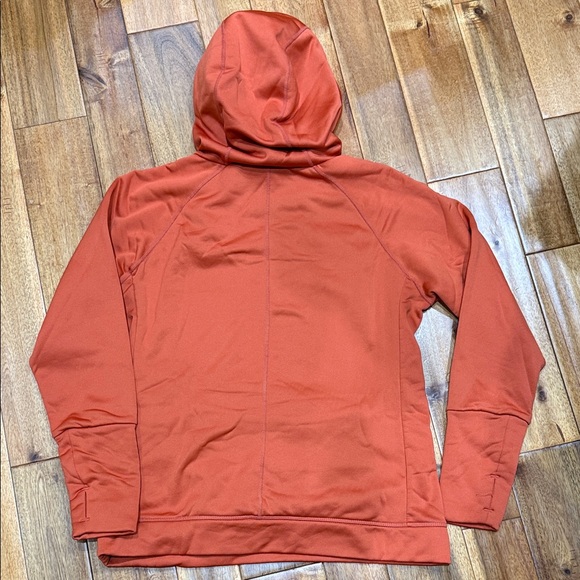 Grundens Women’s Hoodie in Vibrant Orange - Picture 7 of 9